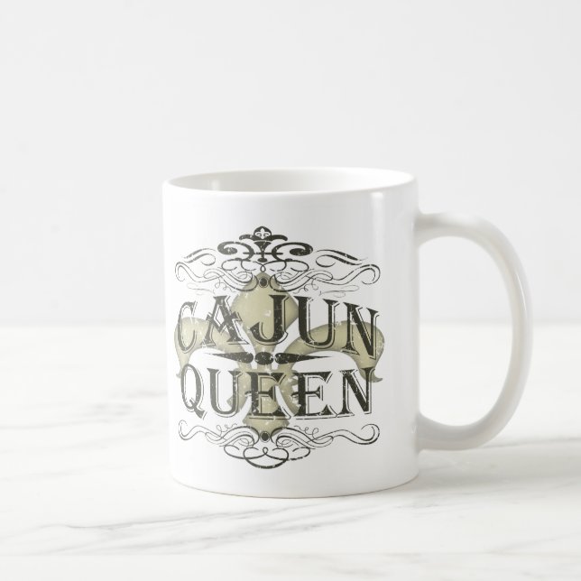 Caneca De Café Rainha de Louisiana Cajun (Direita)