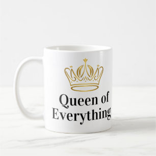 Caneca De Café Rainha de Tudo Café Mug
