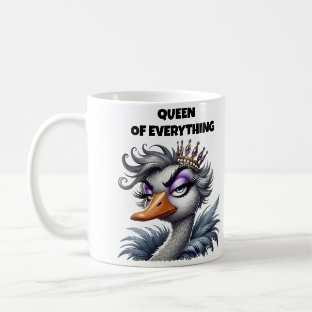 Caneca De Café Rainha de Tudo Mamãe (Esquerda)