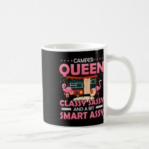 Caneca De Café Rainha do Acampamento Cly Sy E Um Pouco Inteligent