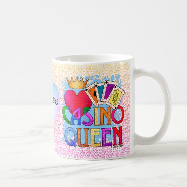 Caneca De Café Rainha do Cassino (Direita)