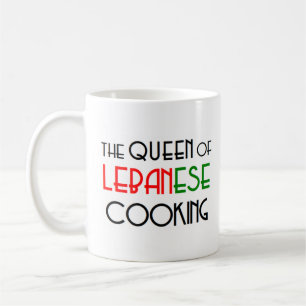 Caneca De Café Rainha do cozinhar Libanês Café Mug