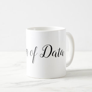 Caneca De Café Rainha do escritório de Dados