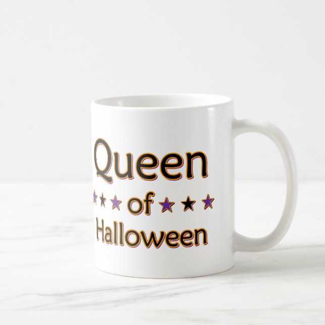 Caneca De Café Rainha do Halloween (Direita)