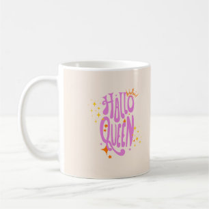 Caneca De Café Rainha do Halloween, Halloqueen, Arte do Halloween