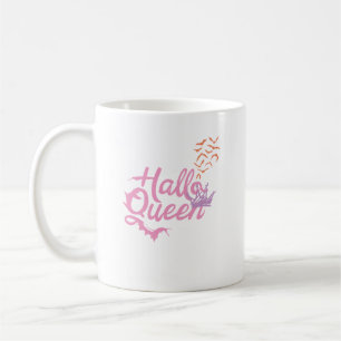 Caneca De Café Rainha do Halloween, Halloqueen, Arte do Halloween