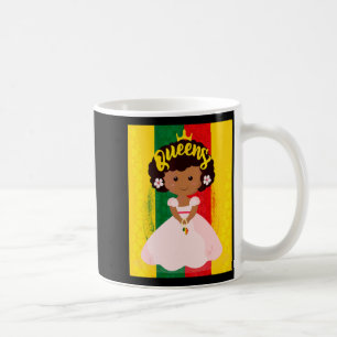Caneca De Café rainha do juneteenth magia menina negra melanina h