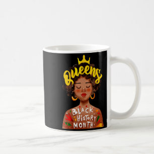Caneca De Café rainha do juneteenth magia negra menina melanina h