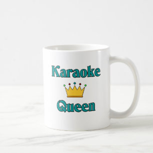Caneca De Café Rainha do karaoke