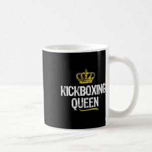 Caneca De Café Rainha do Kickboxing Mulheres Meninas Kickbox Dive
