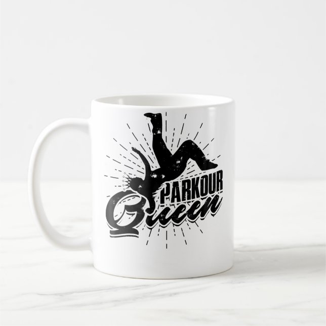 Caneca De Café Rainha do Parkour - Parkour (Esquerda)