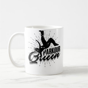 Caneca De Café Rainha do Parkour - Parkour