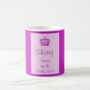 Caneca De Café Rainha do Sticky Notes Mug