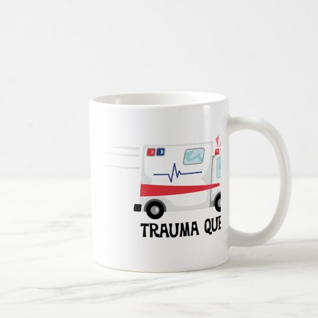 Caneca De Café Rainha do traumatismo (Direita)