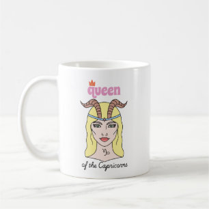 Caneca De Café Rainha dos Capricórnios