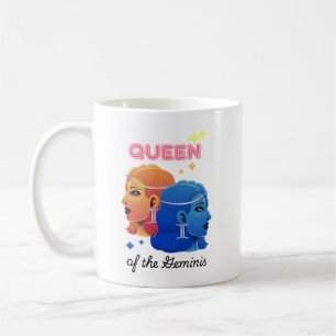 Caneca De Café Rainha dos Geminis