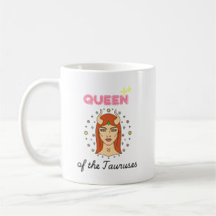 Caneca De Café Rainha dos Taurus
