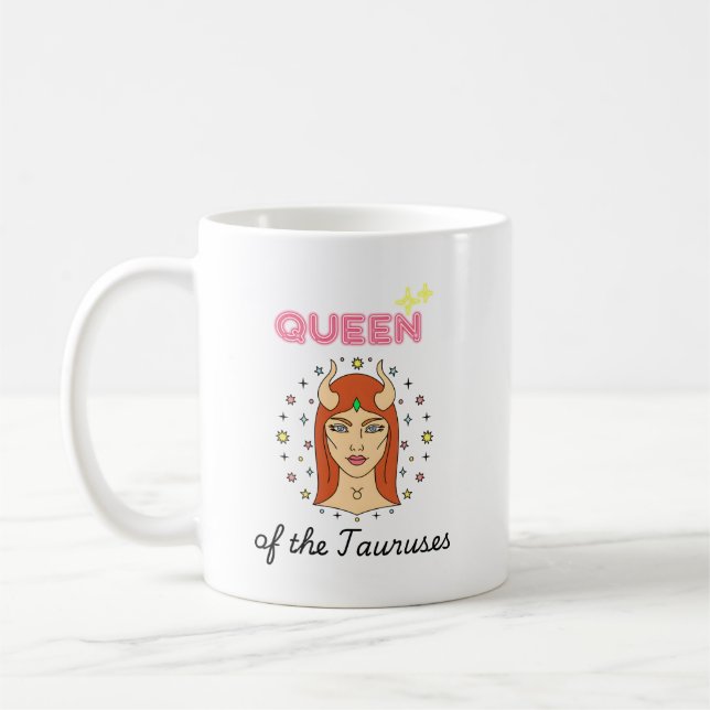 Caneca De Café Rainha dos Taurus (Esquerda)
