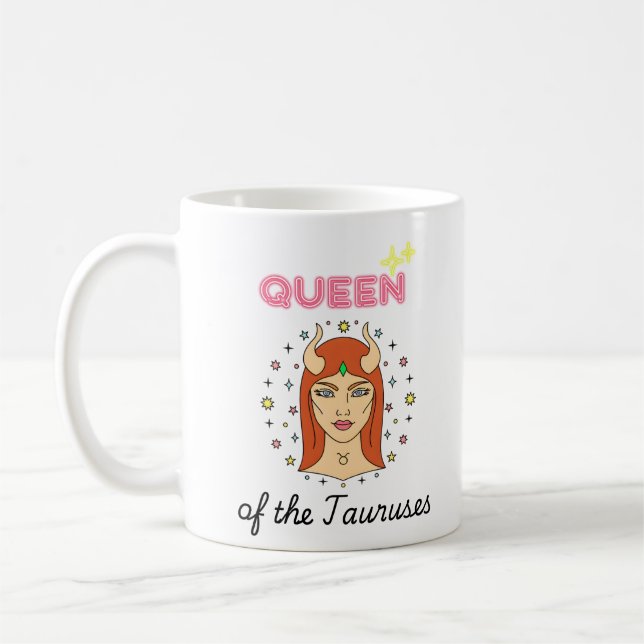 Caneca De Café Rainha dos Taurus (Esquerda)