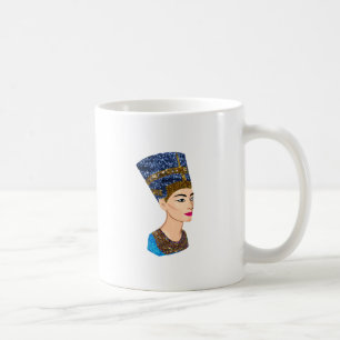 Caneca De Café rainha egípcia nefertiti
