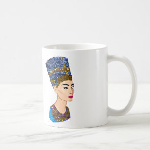 Caneca De Café rainha egípcia nefertiti