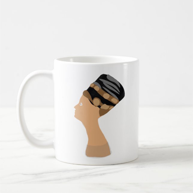 Caneca De Café Rainha egípcia Nefertiti (Esquerda)