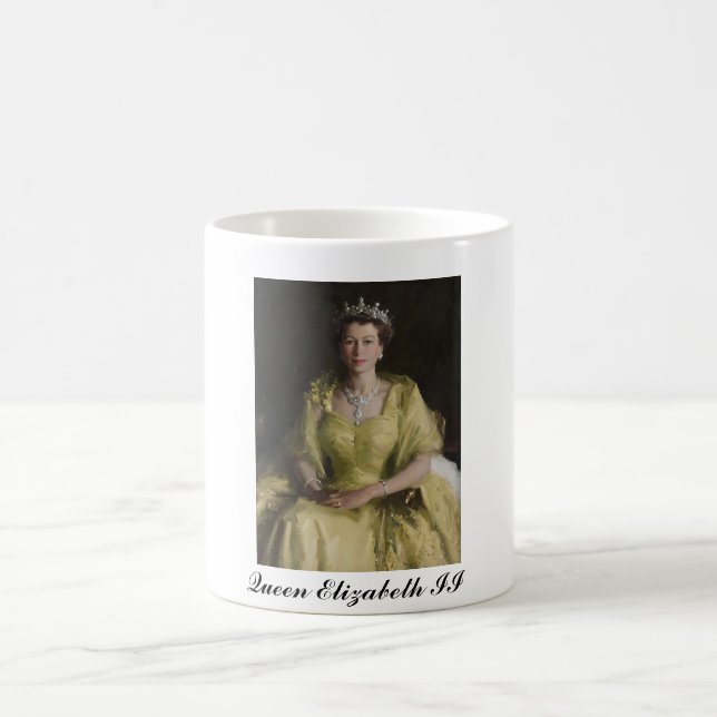 Caneca De Café Rainha Elizabeth II (Centro)