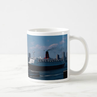 Caneca De Café Rainha Elizabeth II do RMS", forro de oceano