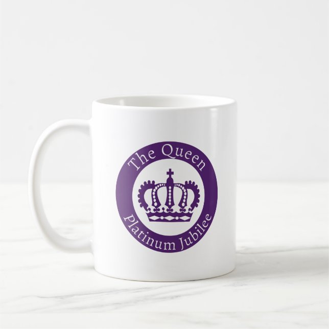 Caneca De Café Rainha Elizabeth Platinum Jubilee - A Rainha (Esquerda)