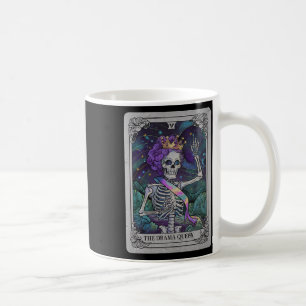 Caneca De Café Rainha Esqueleto Cartão Tarot Gótico Bruxaria Hall