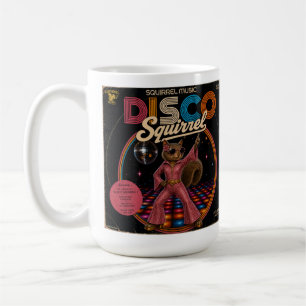 Caneca De Café Rainha Esquilo Disco