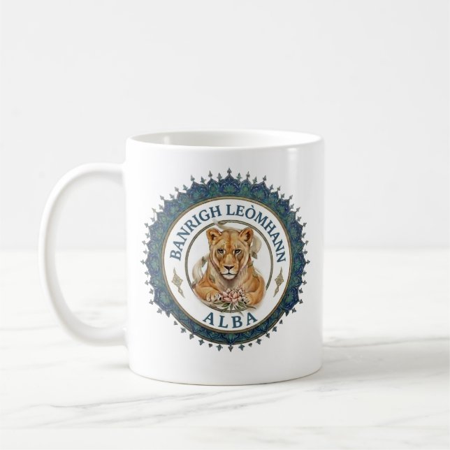Caneca De Café Rainha Leoa. Escócia (Esquerda)