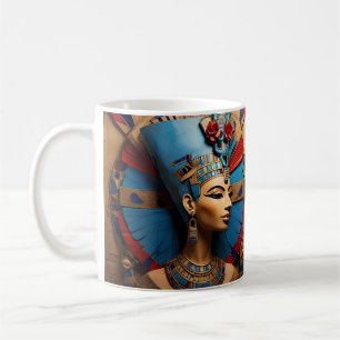 Caneca De Café Rainha Nefertiti