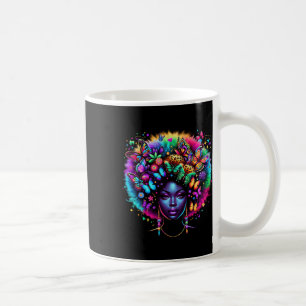 Caneca De Café Rainha Negra Afro Melanin 1931 Manteiga-Leopardo