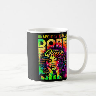 Caneca De Café Rainha Negra Afro Sem Desculpas Droga Melanina Gar