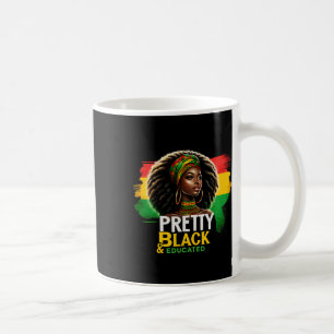 Caneca De Café Rainha Negra Bonito E Historiador Negra Educado