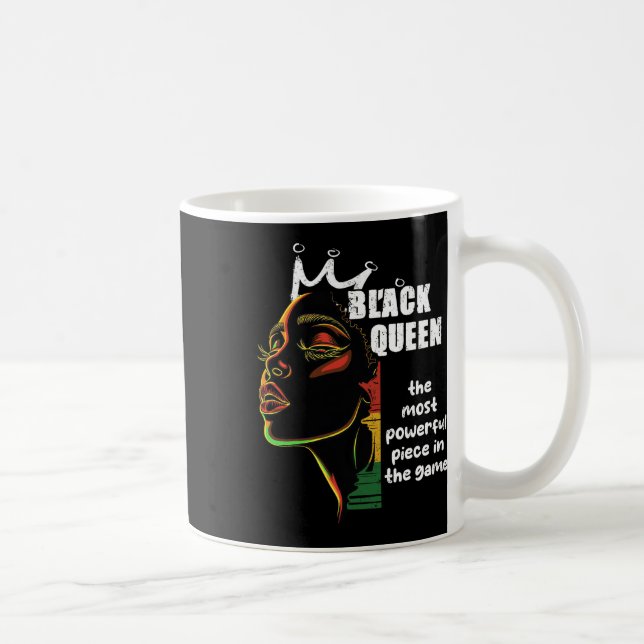 Caneca De Café Rainha Negra Mais Poderosa História Negra do Xadre (Direita)
