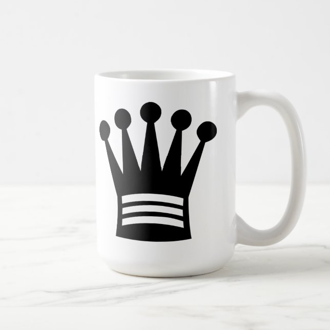 Caneca De Café Rainha preta (Direita)