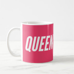 Caneca De Café Rainha Rosa Quente