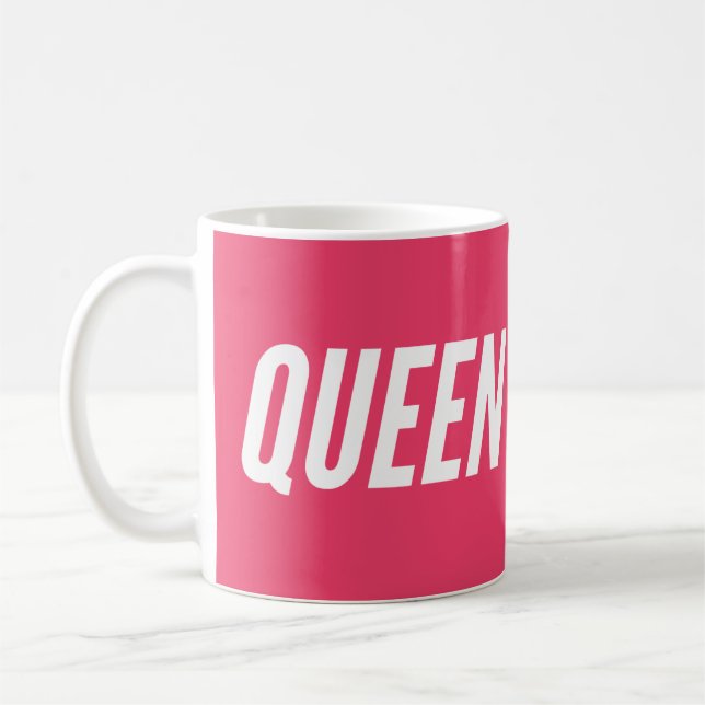 Caneca De Café Rainha Rosa Quente (Esquerda)