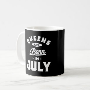 Caneca De Café Rainhas Nasceres Em Julho Dão Presente Mulheres Me