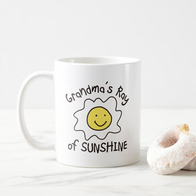 Caneca De Café Raio De Sol (Com Donut)