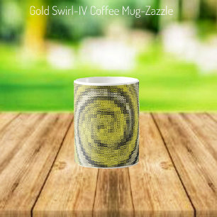Caneca De Café Raio Dourado IV