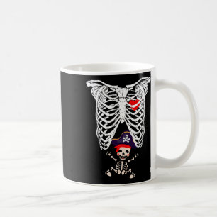 Caneca De Café Raio-X Esqueleto Engraçado Gravidez