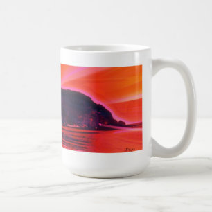 Caneca De Café Raios da praia Mug