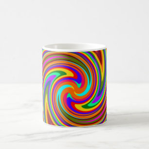 Caneca De Café Raios de cor Arco-Íris