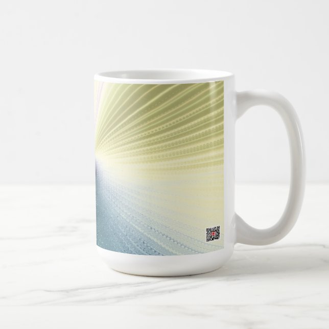 Caneca De Café Raios Dourados (Direita)