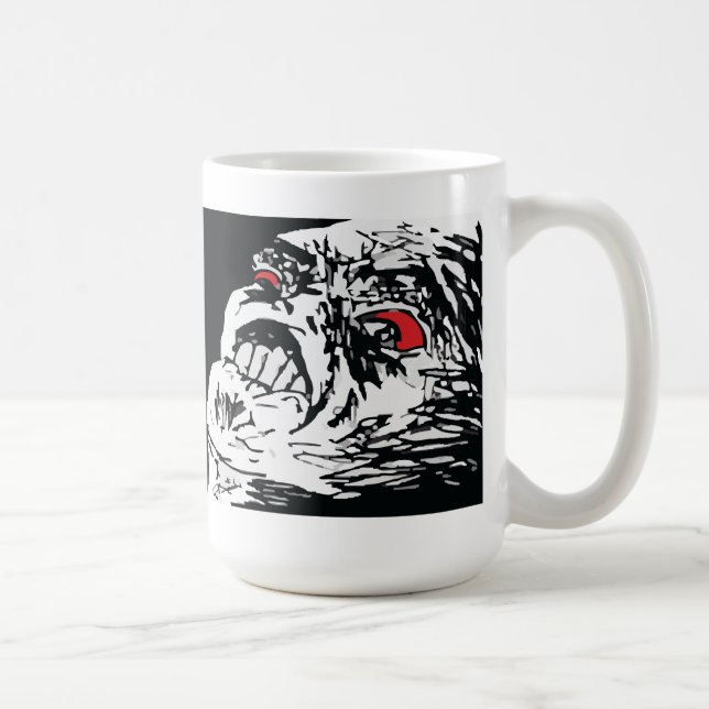 Caneca De Café Raiva mega (Direita)