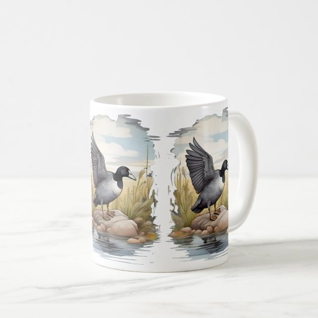 Caneca De Café Raiz americana nas zonas úmidas (Frente Esquerda)