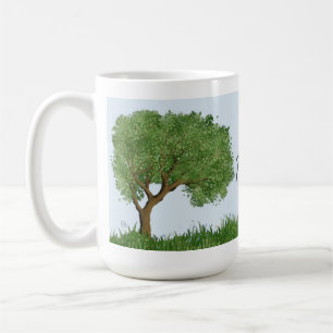 Caneca De Café Raiz para o seu canalha para o apoio às doenças cr